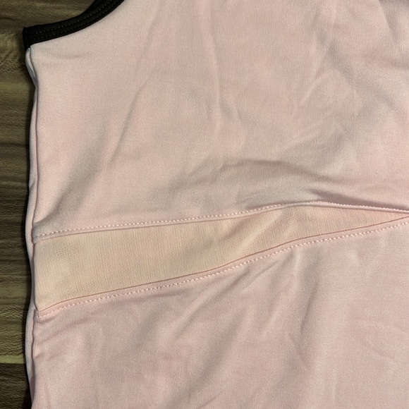 Champion pink with brown trim tank top. - Picture 4 of 10